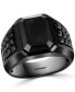 ფოტო #1 პროდუქტის EFFY® Men's Onyx & Black Spinel Ring in Black PVD over Sterling Silver