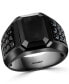 Фото #1 товара Кольцо EFFY Men's Onyx & Black Spinel Black PVD