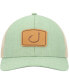 Men's Olive, Natural Lay Day Trucker Snapback Hat