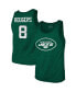 Men's Threads Aaron Rodgers Green New York Jets Player Name and Number Tri-Blend Tank Top