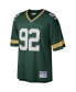 Фото #3 товара Men's Reggie White Green Green Bay Packers Big and Tall 1996 Retired Player Replica Jersey