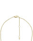 Фото #3 товара Harlow Linear Texture Gold-Tone Stainless Steel Chain Necklace