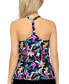 ფოტო #2 პროდუქტის Women's Tropical-Print Racerback Tankini Top, Created for Macy's