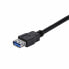Фото #2 товара USB-кабель Startech USB3SEXT1MBK USB A Чёрный