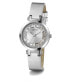 Фото #2 товара Guess Damen Armbanduhr Crystal Clear silber 38 mm GW0535L3