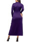 ფოტო #2 პროდუქტის Women's Comfortable Collared Wrap Maxi Dress