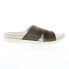 Фото #1 товара Spenco Twlight Ellie SP1070FFR Womens Brown Suede Slides Sandals Shoes 8