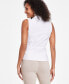 ფოტო #2 პროდუქტის Women's Sleeveless Wrap Top, Created for Macy's