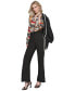 Фото #8 товара Karl Lagerfeld Women's Tipped Shawl Collar Blazer