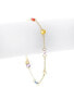 Multi Color Crystal Chain Line Bracelet