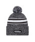 Фото #2 товара Men's Heather Black Denver Broncos 2023 Inspire Change Cuffed Knit Hat with Pom