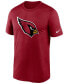 Фото #3 товара Men's Cardinal Arizona Cardinals Logo Essential Legend Performance T-Shirt