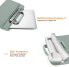 MOSISO 360 Protection Laptop Shoulder Bag Compatible with MacBook Air 13 Inch M2 A2681 M1 A2337 A2179 A1932 2023-2018/Pro 13 M2 M1 2023-2016, Matching Colour Case with Trolley Belt, Black