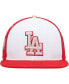 Фото #3 товара Men's White, Red Los Angeles Dodgers Strawberry Ice Cream Drip Snapback Hat