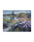 Фото #1 товара David Lloyd Glover Summer Garden at the Lake Canvas Art - 20" x 25"
