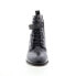 Фото #3 товара Bed Stu Era F328009 Womens Black Leather Lace Up Casual Dress Boots 7.5