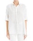 Max Studio Elbow Sleeve Button Front Shirt Women's