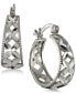 Small Floral Hoop Earrings, 0.75", Created for Macy's