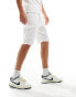 Фото #2 товара Brave Soul towelling cargo shorts in off white