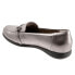 Фото #5 товара Trotters Donelle T2172-033 Womens Gray Narrow Leather Loafer Flats Shoes