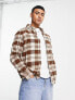 Фото #1 товара Lee Leesure check flannel shirt in brown