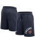 Men's Navy Chicago Bears Arched Kicker Shorts
