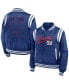 Фото #1 товара Women's Royal New York Giants Bomber Full-Zip Jacket