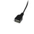 StarTech.com 1 ft Mini USB 2.0 Cable - USB A to Mini B F/M - 0.3 m - USB A - Mini-USB B - Male/Female - 480 Mbit/s - Black