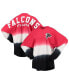 Фото #1 товара Women's Red, Black Atlanta Falcons Ombre Long Sleeve T-shirt