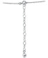 Cubic Zirconia Open Circle Pendant Necklace, 16" + 2" extender, Created for Macy's