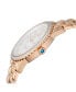 ფოტო #2 პროდუქტის Women's Siena Swiss Quartz Ion Plating Rose Stainless Steel Bracelet Watch 38mm