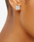 ფოტო #2 პროდუქტის Diamond Square Cluster Stud Earrings (2 ct. t.w.)