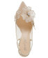 ფოტო #11 პროდუქტის Women's Petra Flower Applique Slingback Evening Pumps