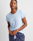 Фото #1 товара Women's Cotton Blend Short-Sleeve Sleep Tee XS-3X, Created for Macy's