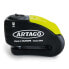 Фото #1 товара Замок на диск ARTAGO 30x10 с сигнализацией и предупреждением черный/желтый