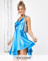 Фото #1 товара ASYOU asymmetric floaty cami dress in aqua