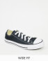 Фото #1 товара Converse Wide Fit Chuck Taylor All Star Ox black trainers