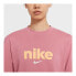 Фото #6 товара Женская рубашка с длинным рукавом Nike Crew Розовый