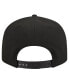 Men's Black California Angels Metallic Logo 9FIFTY Snapback Hat