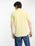 Vans mainframe left chest logo t-shirt in dusty yellow utility pack - Exclusive to Asos