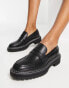 Фото #2 товара Only loafer with contrast stitching in black