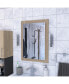 Фото #2 товара Devoux Rectangular Bathroom Mirror Light Pine