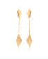 ფოტო #2 პროდუქტის 18k Gold Plated Kite Drop Earrings