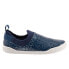 Фото #1 товара Softwalk Maya S2154-918 Womens Blue Leather Lifestyle Sneakers Shoes 8