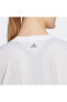 Фото #5 товара Футболка женская Adidas Hiit Aeroready Quickburn белая (HY5408)
