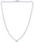 ფოტო #1 პროდუქტის Diamond 16-1/2" Tennis Necklace (2-1/2 ct. t.w.) in 14k White Gold