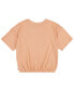 ფოტო #2 პროდუქტის Little Girls Sunrise Elastic Bubble Short Sleeve Top