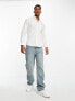 ONLY & SONS oxford shirt in white