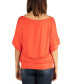 Фото #2 товара Loose Fit Dolman Top with Wide Sleeves
