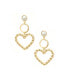 ფოტო #1 პროდუქტის Gold Plateden Twist Pearl Earrings